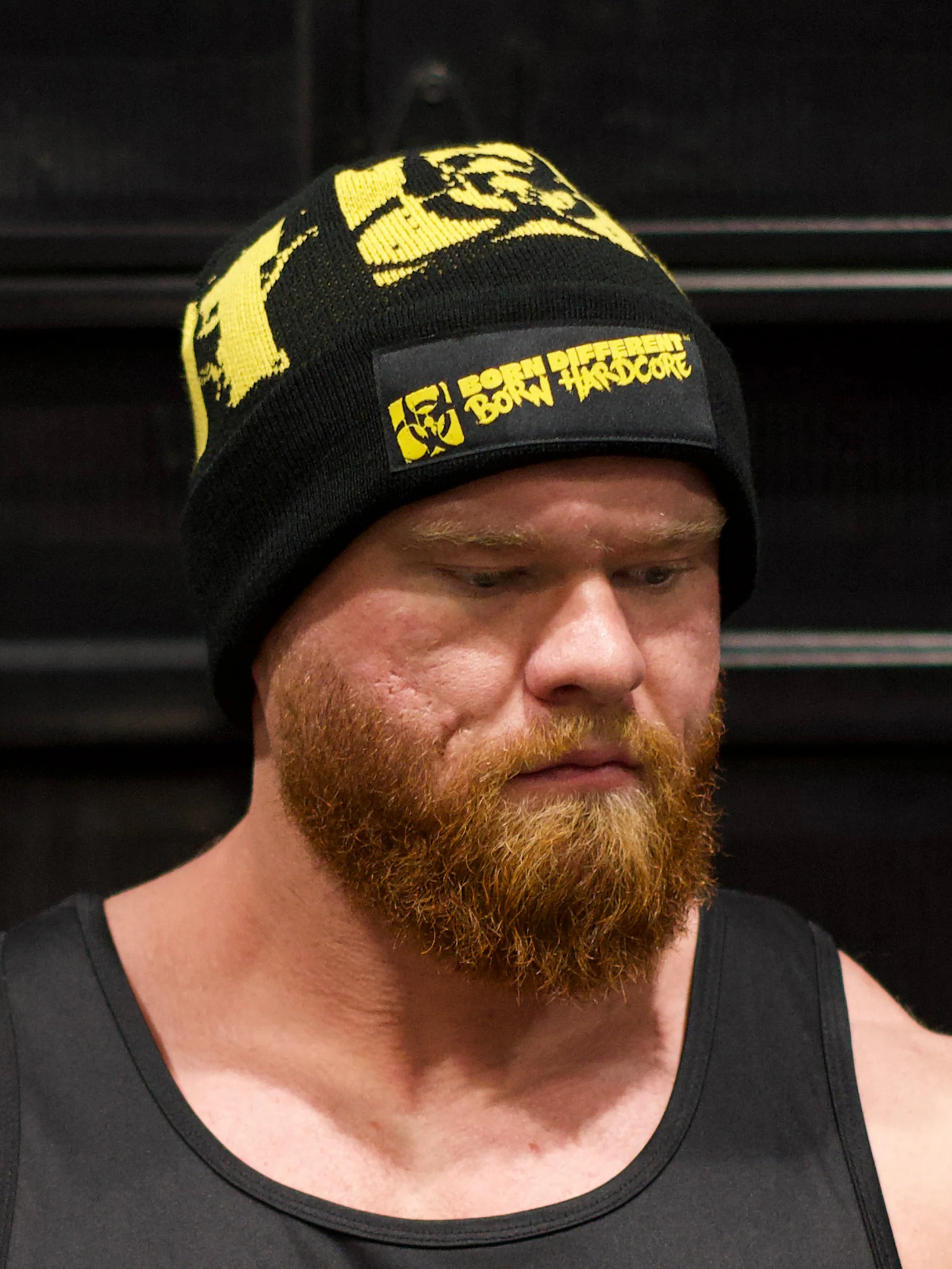 MUTANT® Black & Yellow Patched Beanie - Image 11