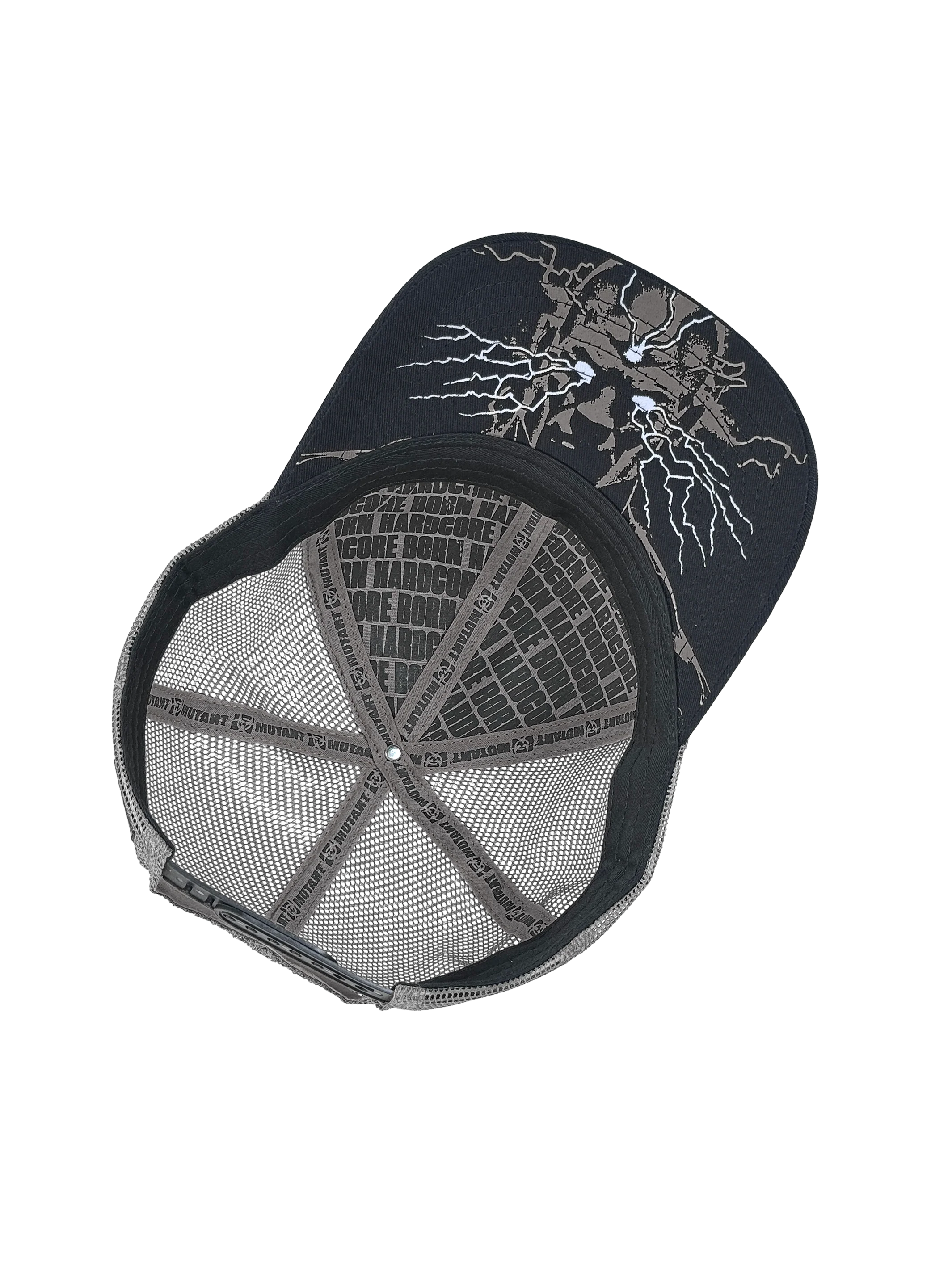 MUTANT® MIND FK Weak Minds Die Trucker Cap (Black & Red) - Image 3